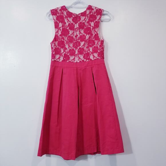 Eliza J Pink Lace A Line Dress - Picture 3 of 12